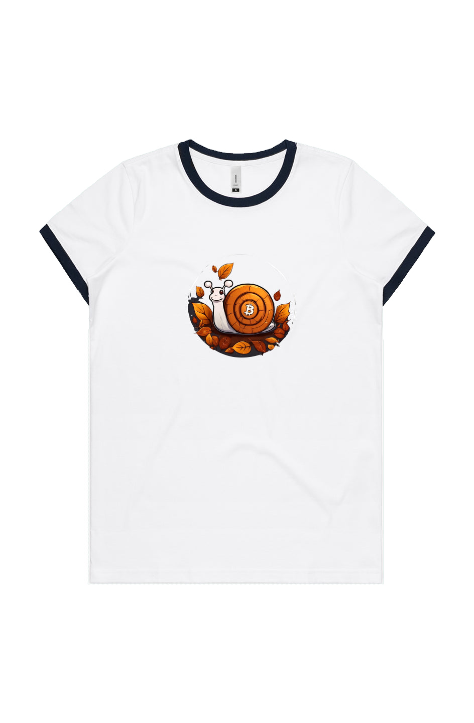 Autumn collection t-shirt 'Choose your logo Bitcoin' Snail