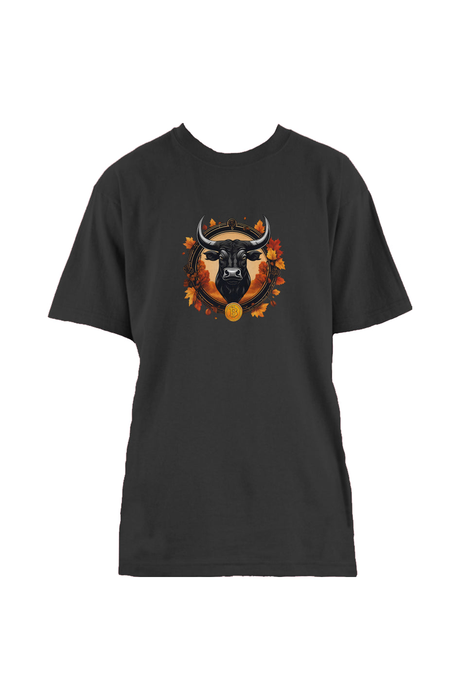 Oversize - Autumn collection t-shirt 'Choose your logo Bitcoin' Bull